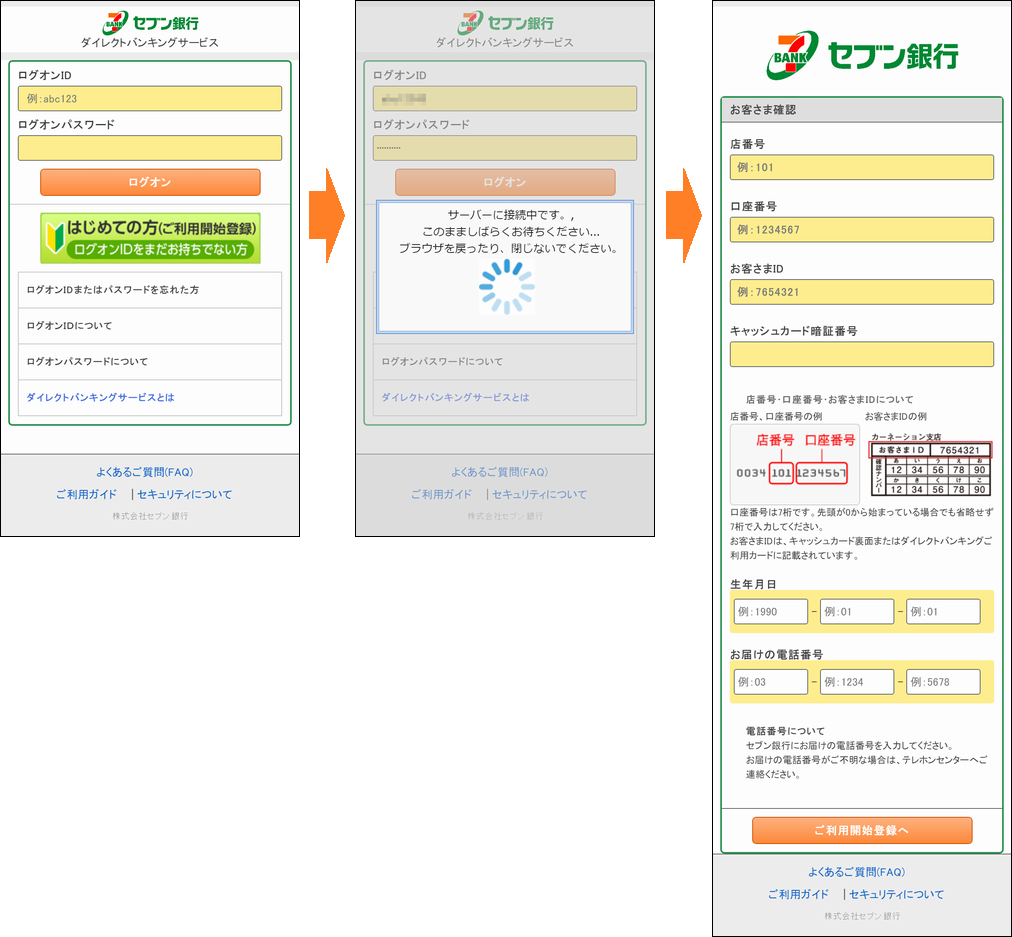 セブン銀行をかたったメール