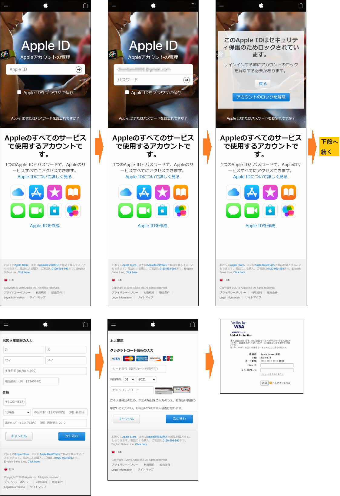 【注意】Appleを装ったフィッシングSMSが出回り中