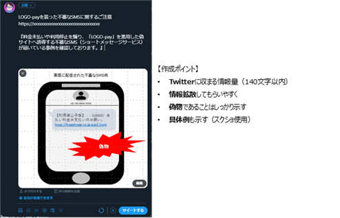 X(旧Twitter)通用テンプレートの例